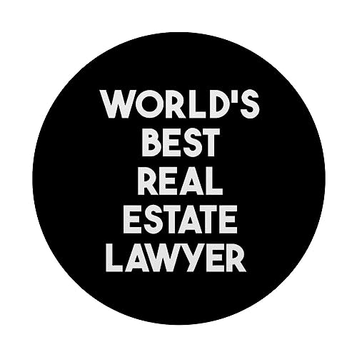 El mejor abogado inmobiliario del mundo PopSockets PopGrip Intercambiable