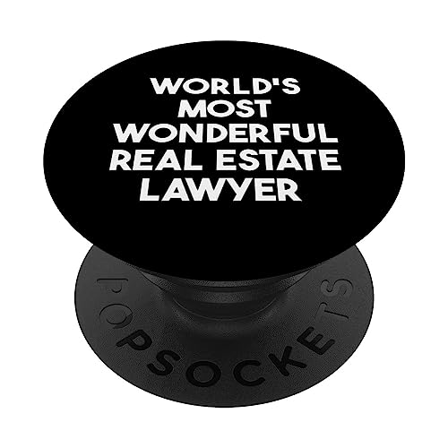 El abogado inmobiliario más maravilloso del mundo PopSockets PopGrip Intercambiable
